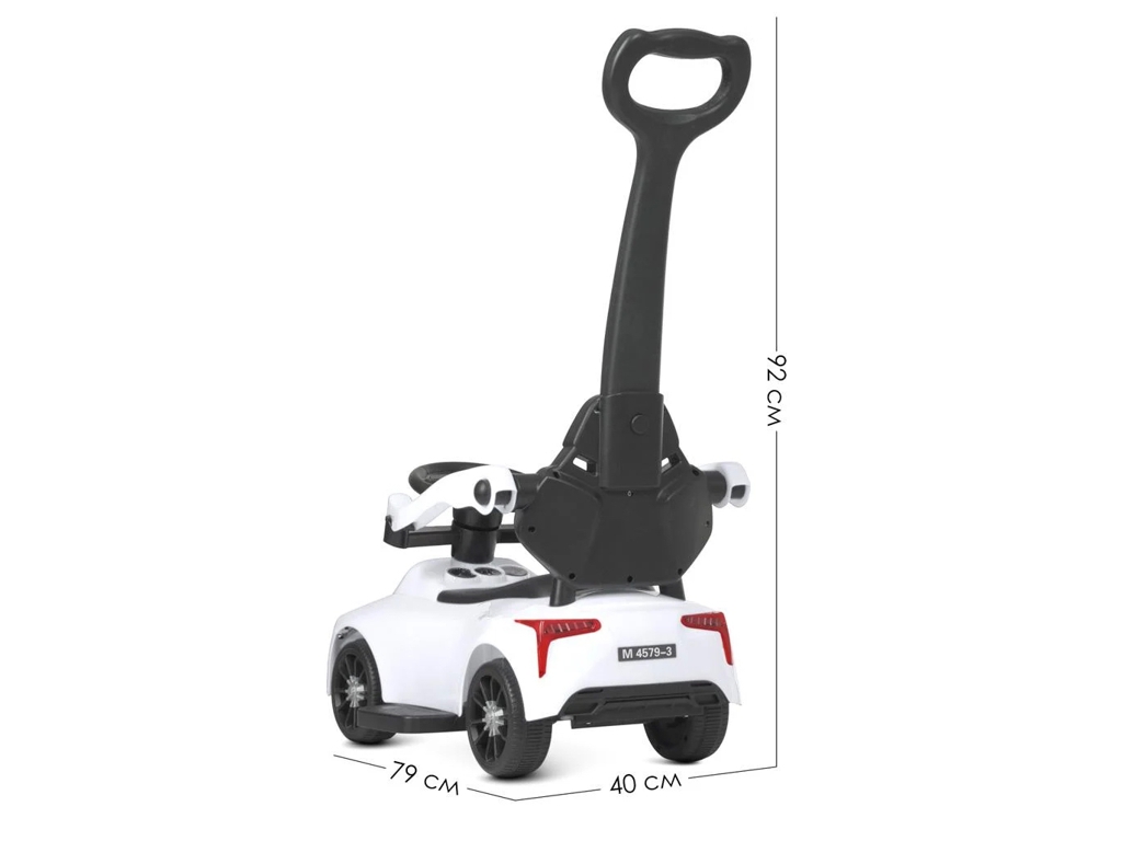 Каталка-толокар с родительской ручкой. Bambi Racer M 4579-1