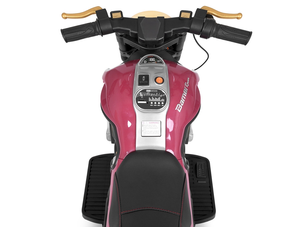 Детский электромотоцикл Bambi Racer M 5048EL-8, 2х25W, 1х12V/9AH, MP3, USB, Bluetooth, TF
