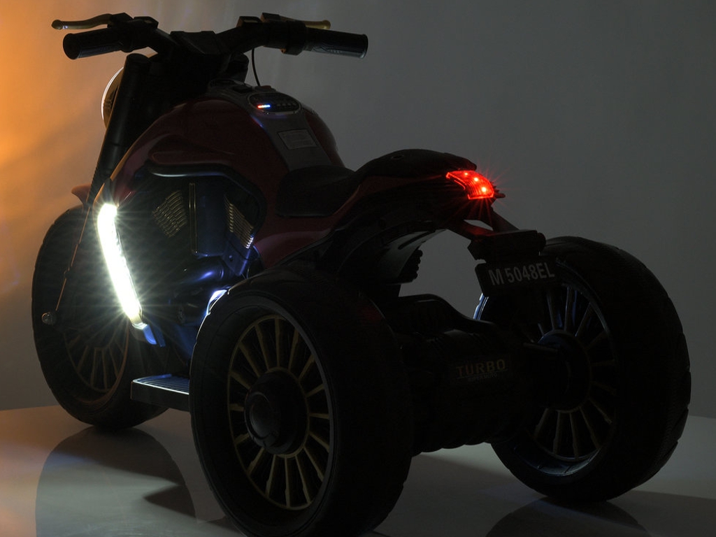 Детский электромотоцикл Bambi Racer M 5048EL-8, 2х25W, 1х12V/9AH, MP3, USB, Bluetooth, TF