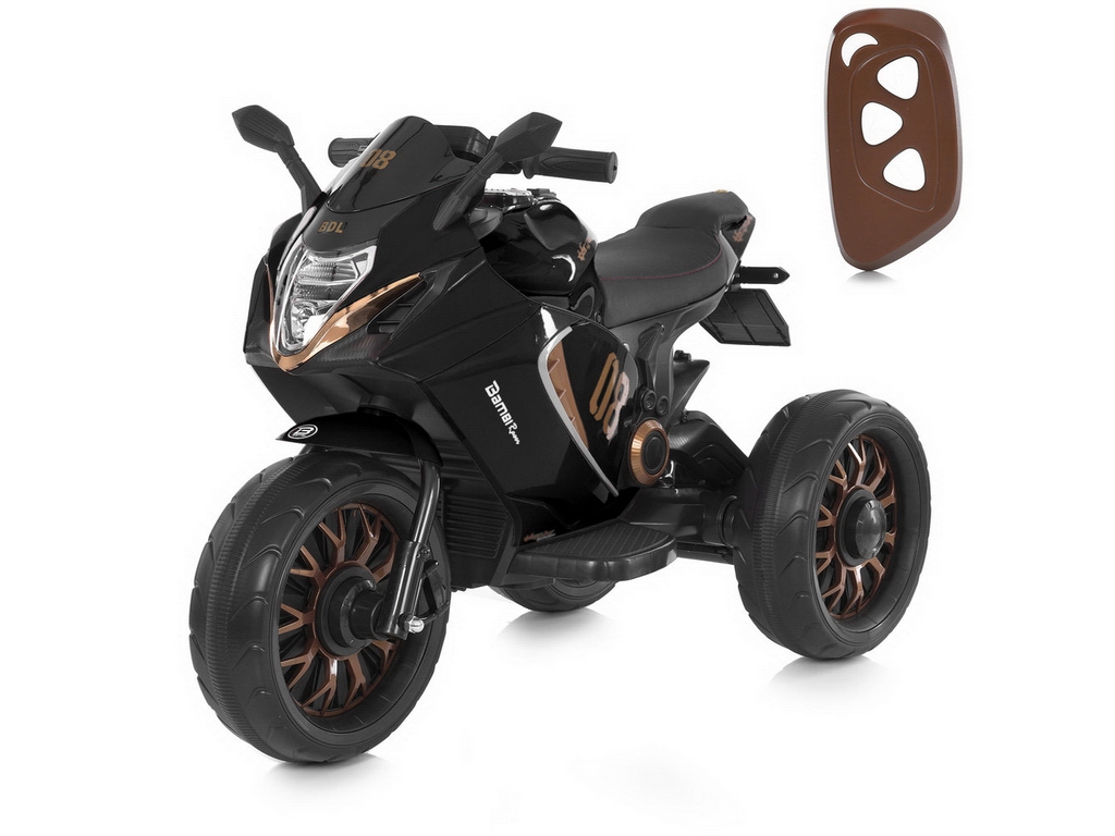Електромотоцикл Bambi Racer M 5050ELR-2, 2х25W, 1х12V/9AH, MP3, USB, EVA колеса