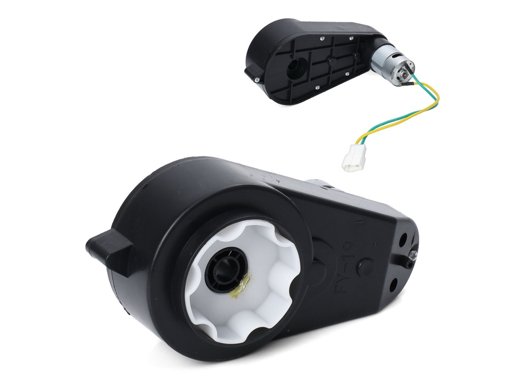 Редуктор в сборе с мотором M 5096- GEAR BOX для машины M 5096, 12V, RPM12000, отверстие под ос