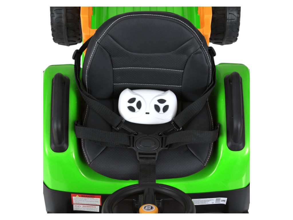 Трактор детский Bambi Racer, с прицепом, 2 передних мотора по 20W, 2 задних мотора по 25W, 1 аккумул