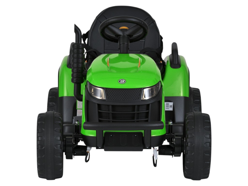 Трактор детский Bambi Racer, с прицепом, 2 передних мотора по 20W, 2 задних мотора по 25W, 1 аккумул