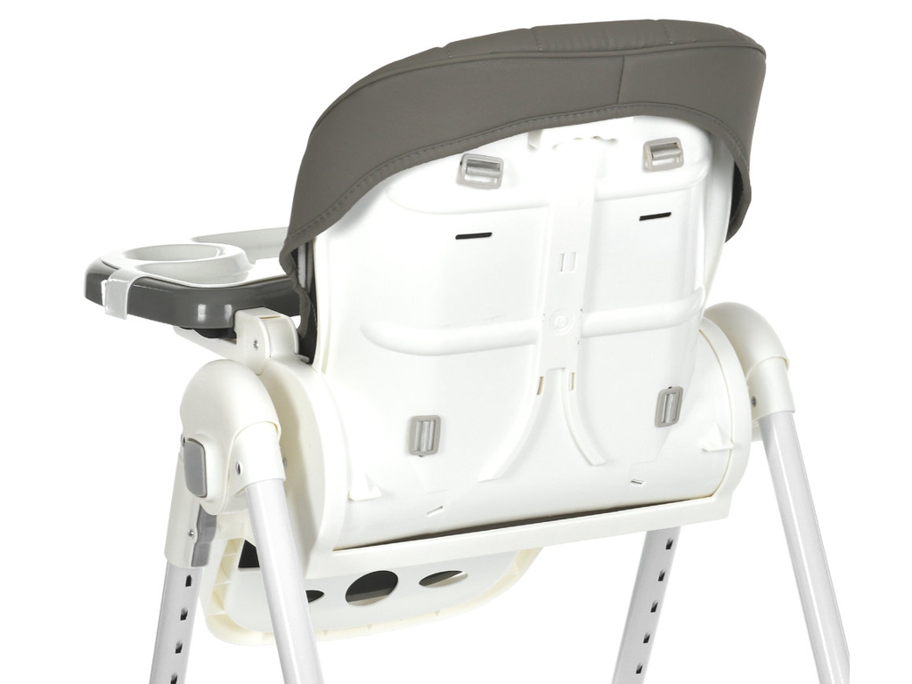 Детский стульчик для кормления Bambi M 5673 Gray, 8 положений высоты, 2 положения спинки, серый