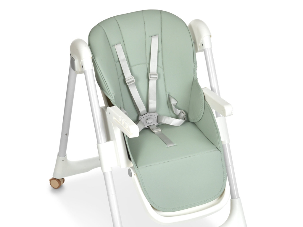 Детский стульчик для кормления Bambi M 5673 Mint, 8 положений высоты, 2 положения спинки, мятный