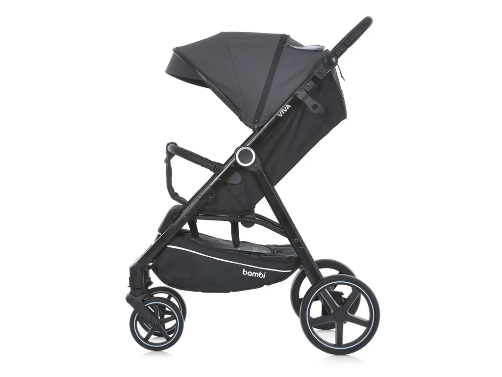 Коляска дитяча прогулянкова. Bambi M 5723 VIVA Ash gray