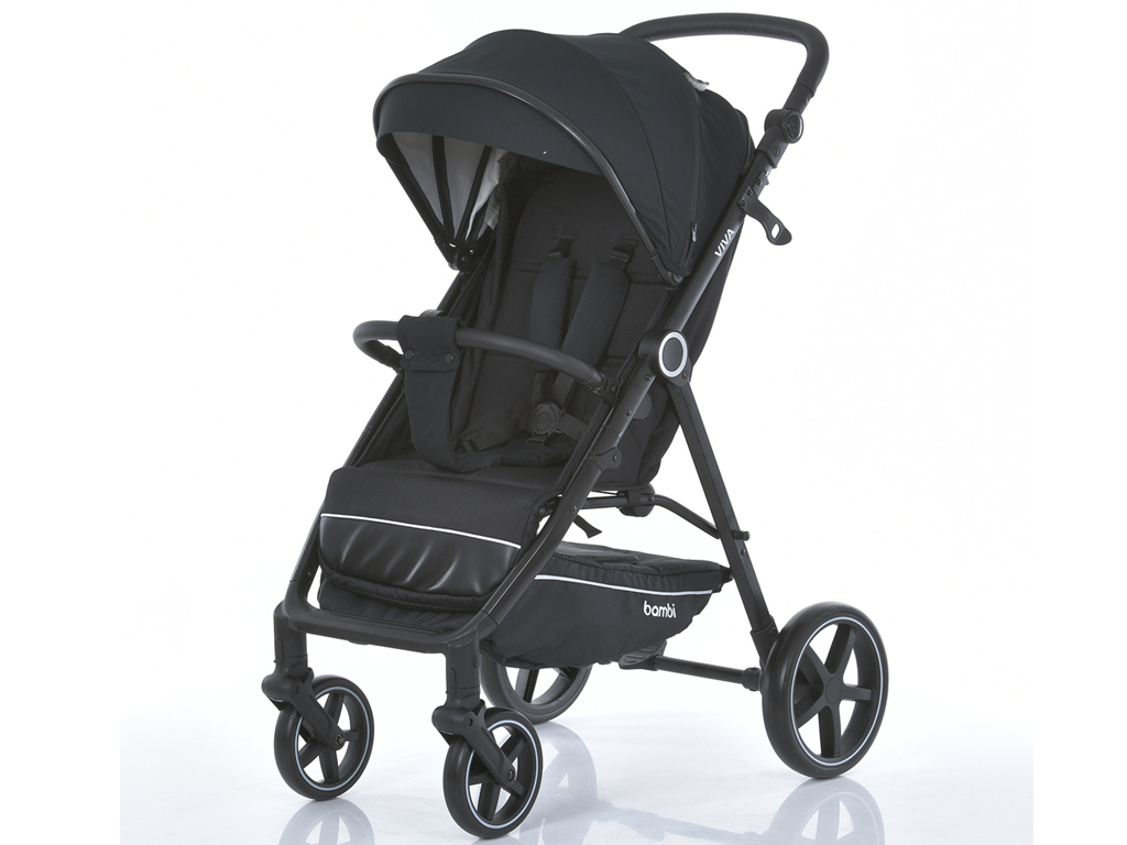 Коляска детская прогулочная. Bambi M 5723 VIVA Black