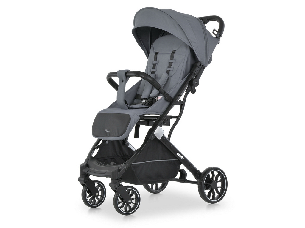 Прогулянкова дитяча коляска  Bambi Flash M 5727-1 FLASH Night Owl, сірий