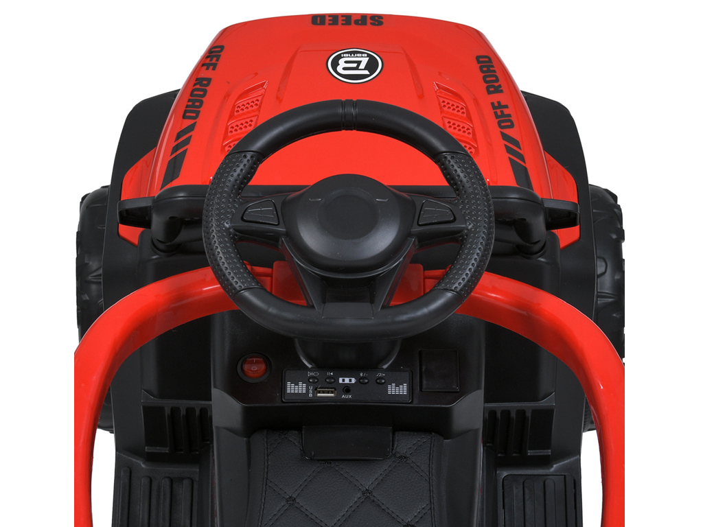 Каталка-толокар із батьківською ручкою Джип 3в1. Bambi Racer M 5789EBLR-3