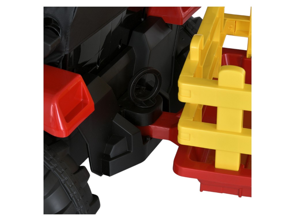 Трактор детский Bambi Racer, с прицепом, 2 мотора 35W, аккумулятор 12V9AH, MP3, USB, EVA-колеса