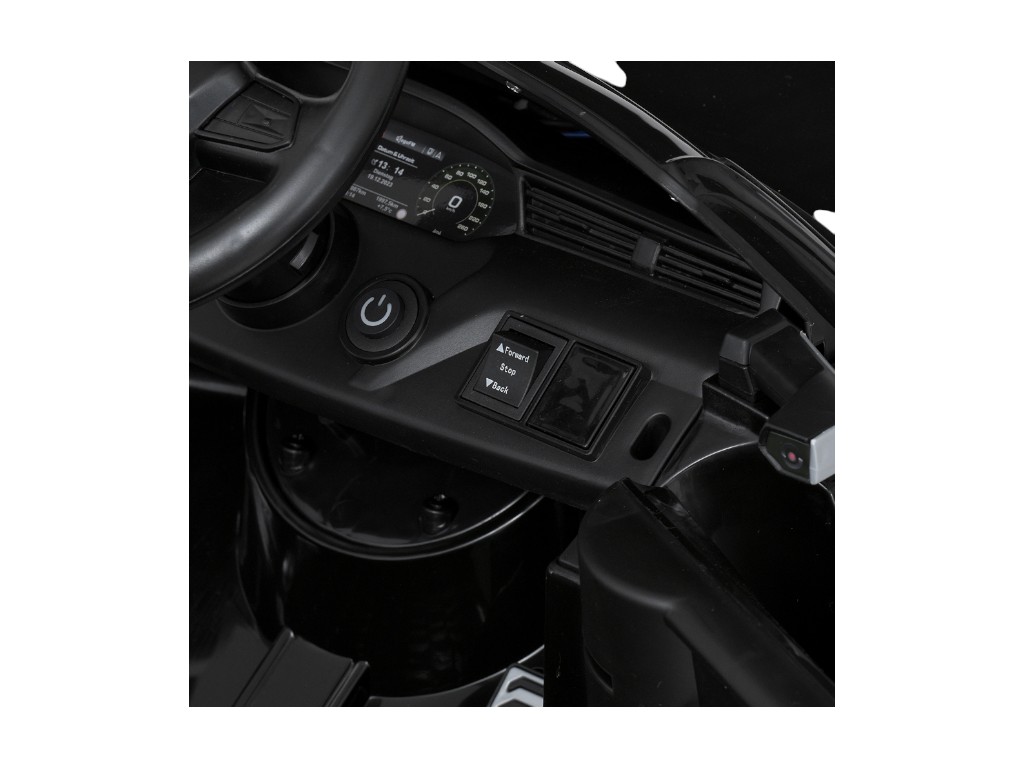 Дитячий електромобіль на радіокеруванні MP3, USB, Bluetooth, TF, EVA-колеса, музика, світло, шкіряне