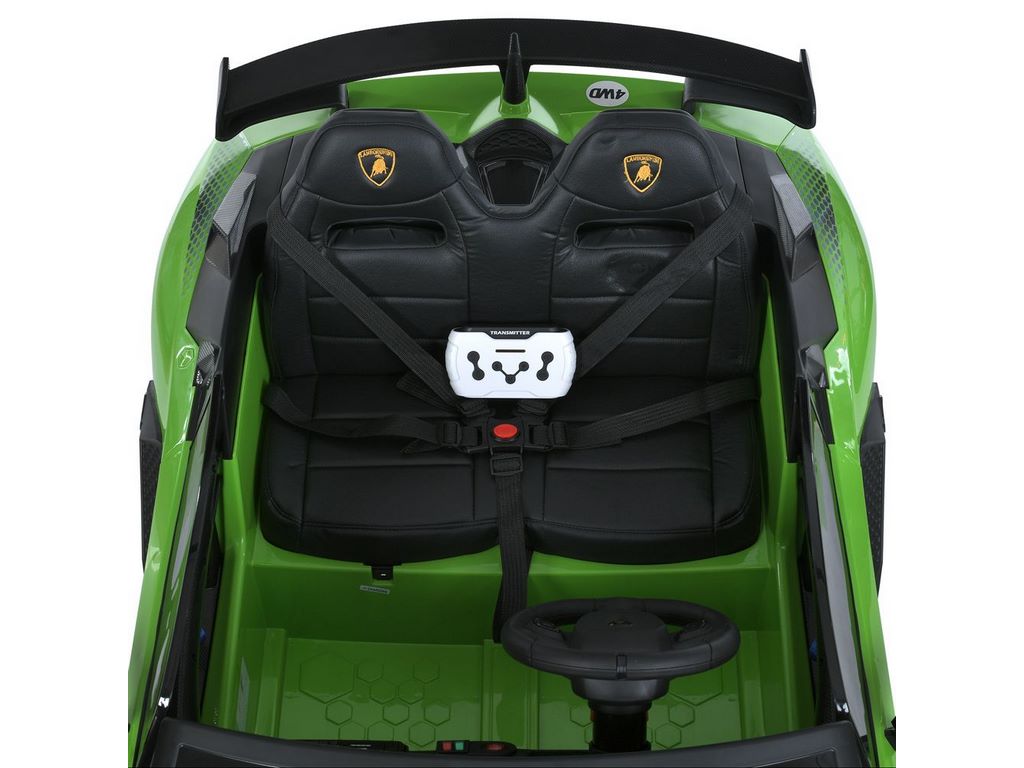 Детский электромобиль зеленый Lamborghini