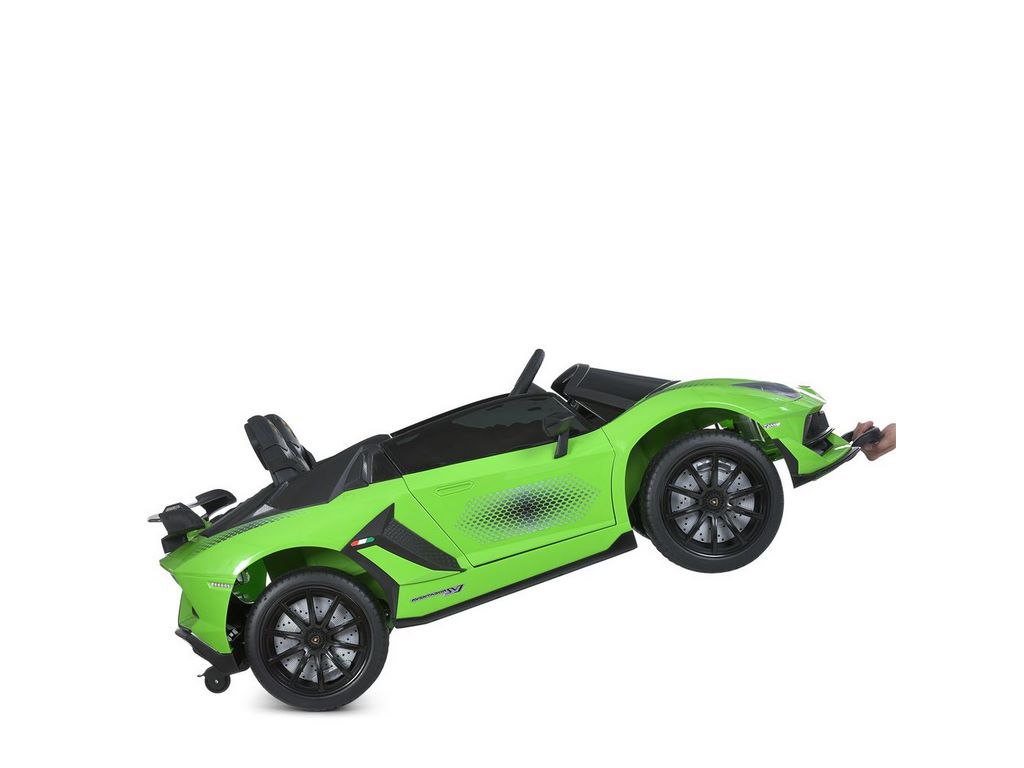 Детский электромобиль зеленый Lamborghini