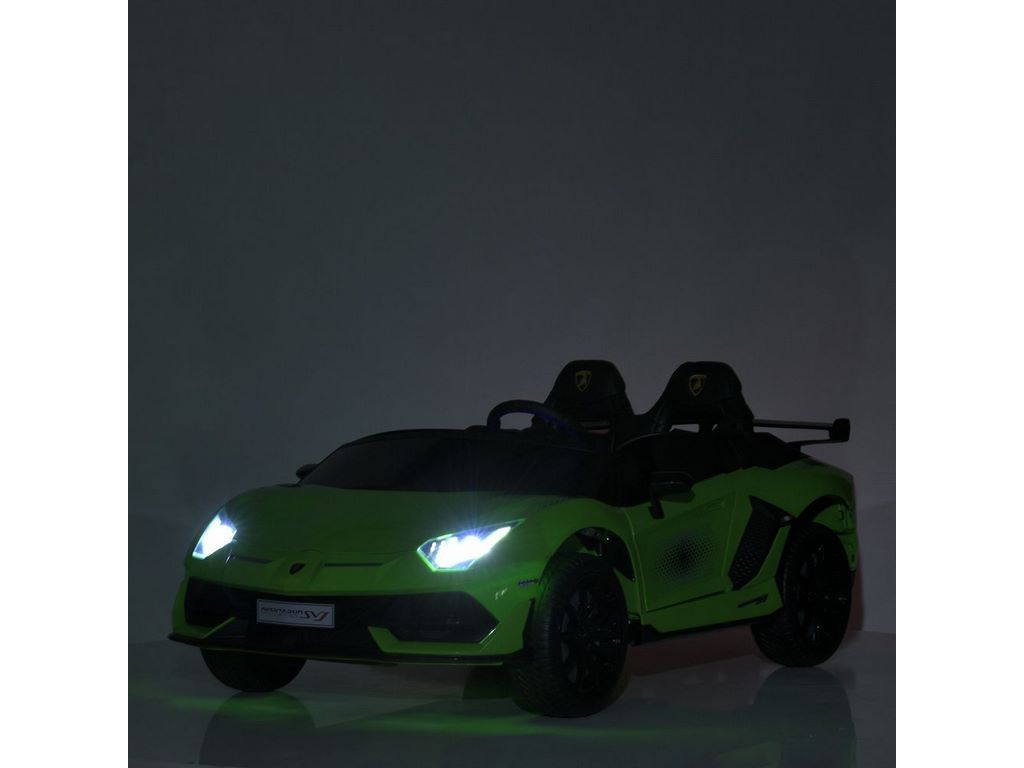 Детский электромобиль зеленый Lamborghini