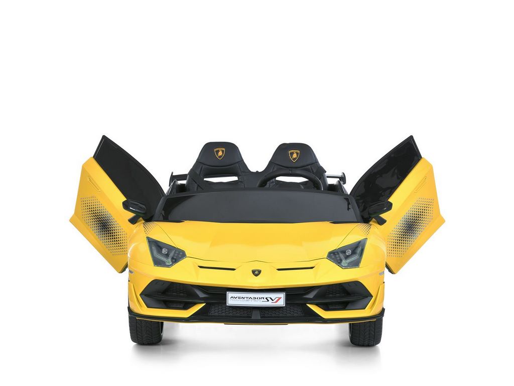 Дитячий електромобіль жовтий Lamborghini