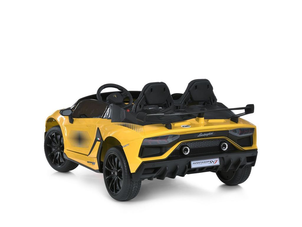 Дитячий електромобіль жовтий Lamborghini