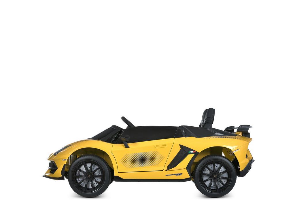 Дитячий електромобіль жовтий Lamborghini