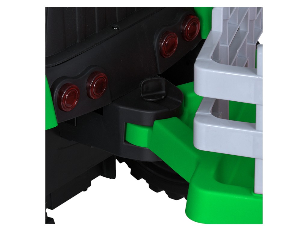 Трактор детский Bambi Racer, с прицепом, 2 мотора 45W, аккумулятор 12V7AH, MP3, USB, EVA-колеса, зел