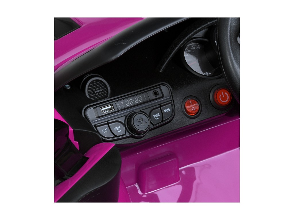 Дитячий електромобіль на радіокеруванні, MP3, USB, SD, Bluetooth, EVA-колеса, шкіряне сидіння, музик