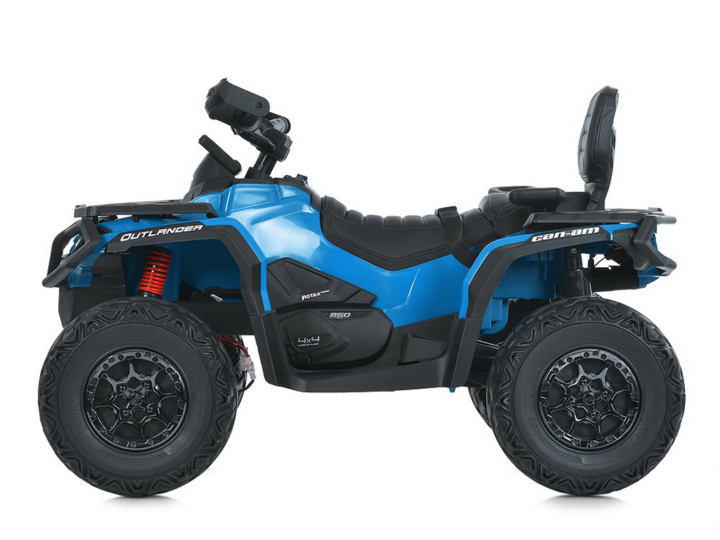 Квадроцикл электрический с пультом 2,4G M 6080EBLR-4, 113 см, свет и MP3, синий, Bambi