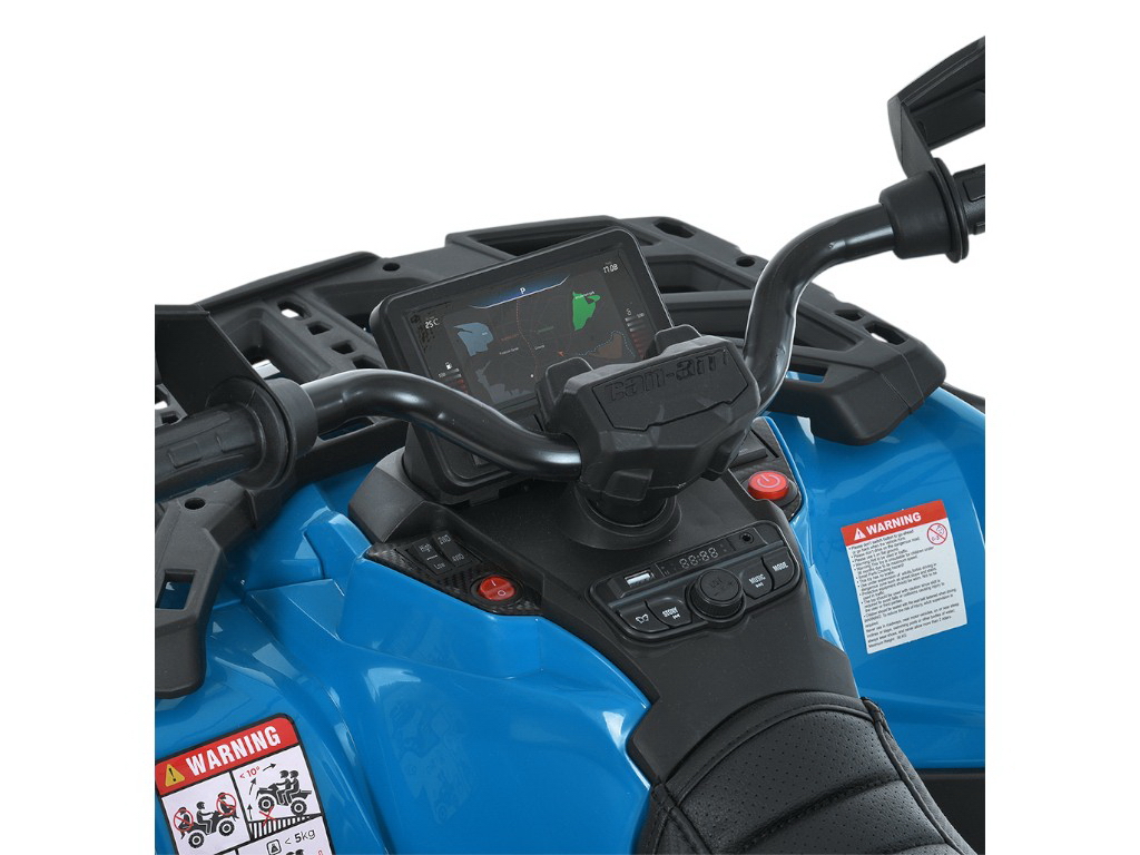 Квадроцикл электрический с пультом 2,4G M 6080EBLR-4, 113 см, свет и MP3, синий, Bambi