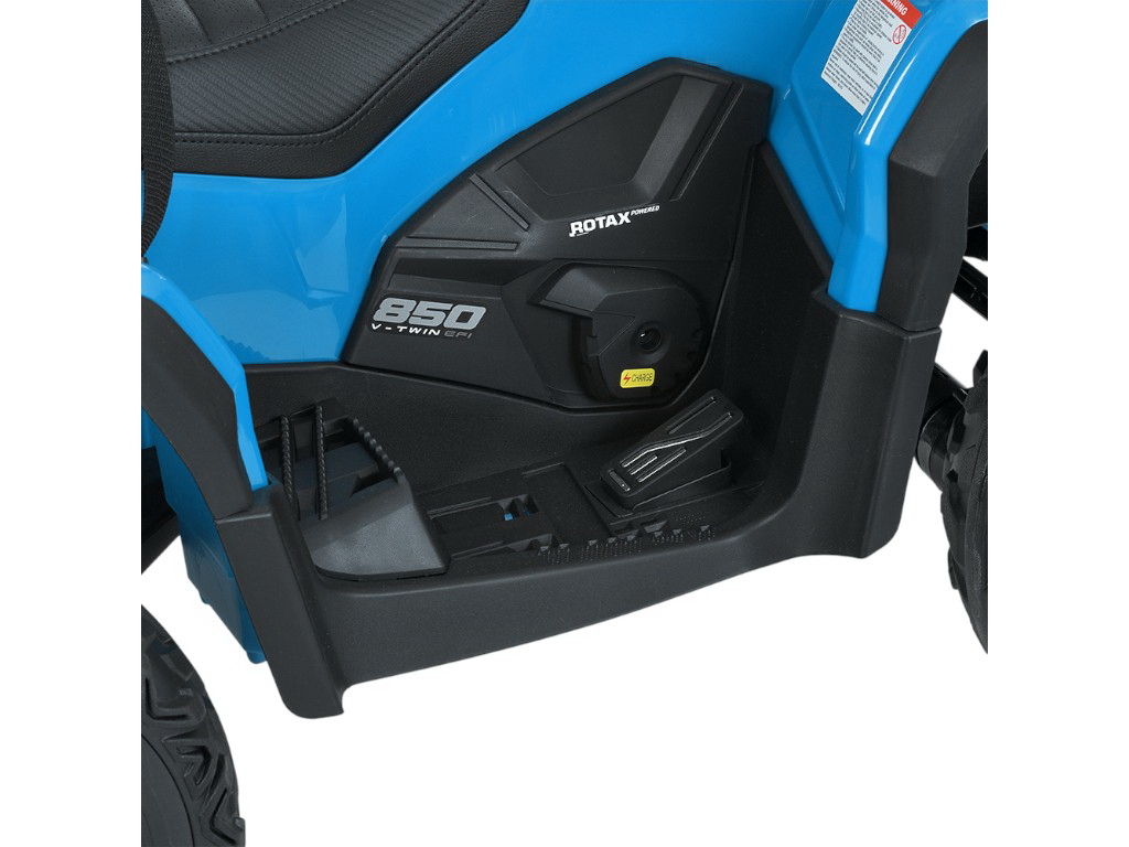 Квадроцикл электрический с пультом 2,4G M 6080EBLR-4, 113 см, свет и MP3, синий, Bambi