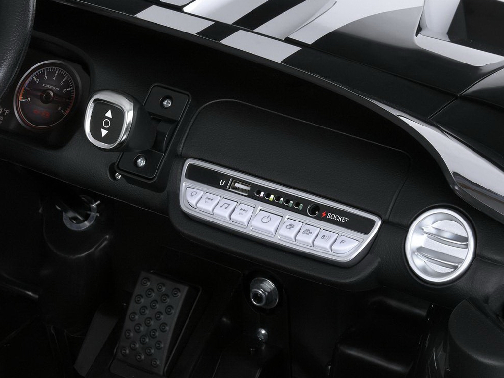 Электромобиль M 6107EBLR-2(24V), с радиоуправлением, 4х90W, 1х24V7AH, USB, Bluetooth, свет, музыка