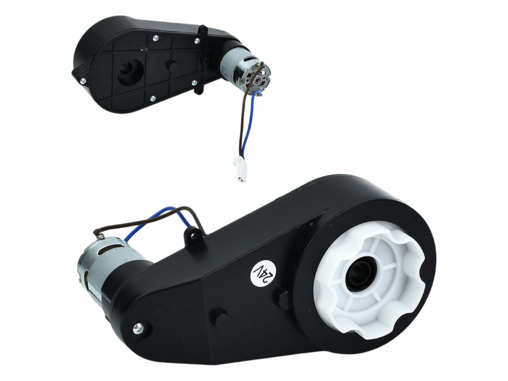 Рулевой редуктор M 6111-ST GEAR(24V) для машины M 6111, 24V, RPM3000, отверстие под ось 12мм