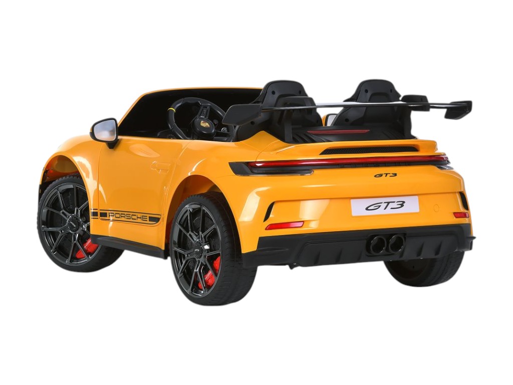 Электромобиль, M 6111AL-6 (24V), резиновые колеса, музыка и свет, желтый, Bambi Racer