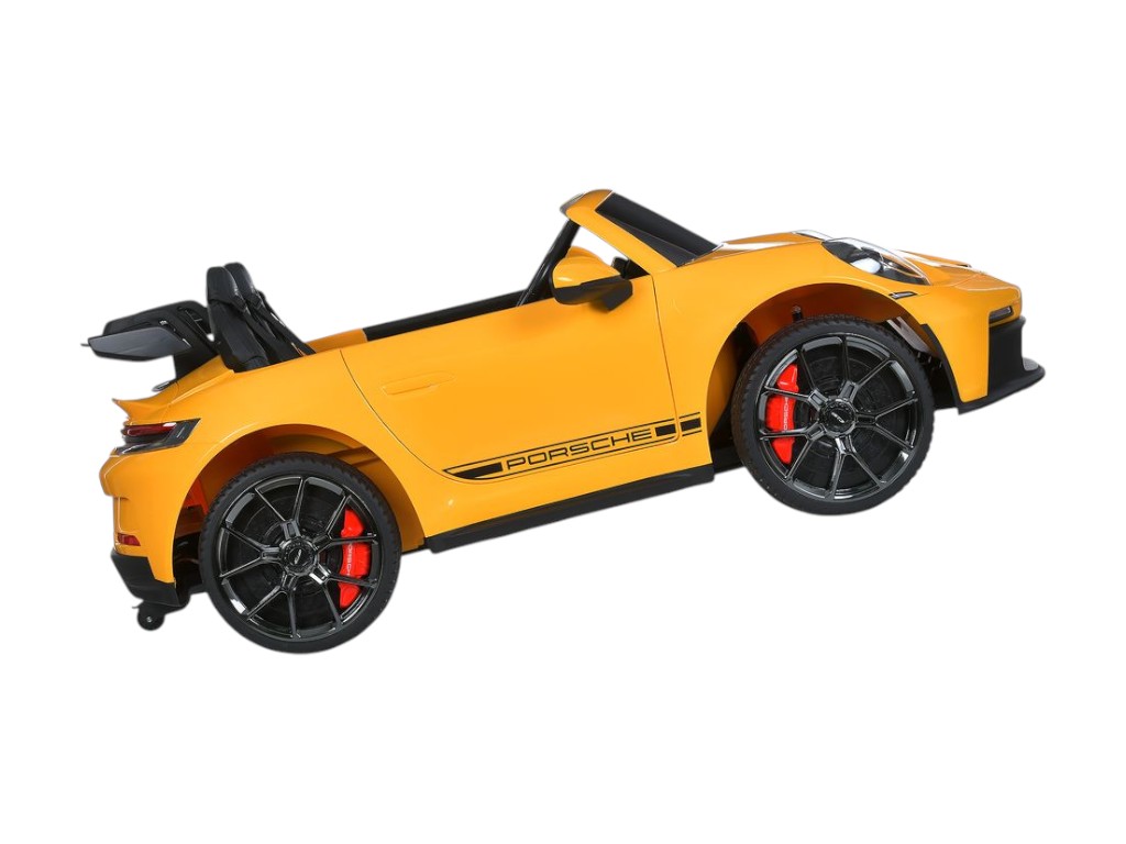 Электромобиль, M 6111AL-6 (24V), резиновые колеса, музыка и свет, желтый, Bambi Racer