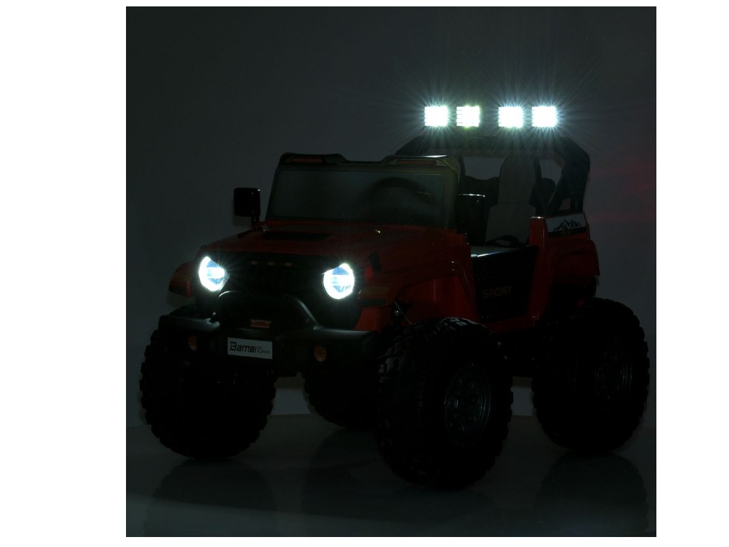Детский электромобиль Джип M 6204EBLR-11(24V) 4 мотора 45W, 2 акум12V7AH, серый, Bambi Racer