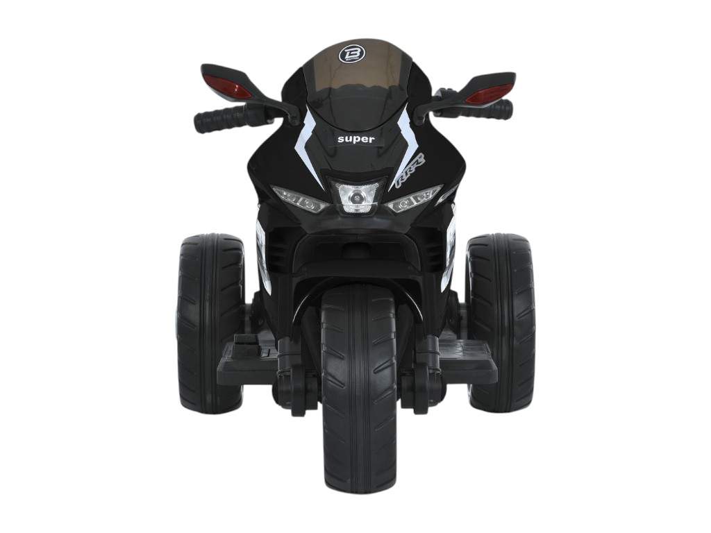 Електромотоцикл дитячий M 6220ELR-2, чорний, зі світлом, музикою та Bluetooth, Bambi Racer