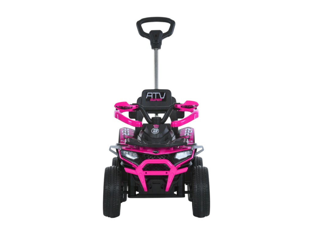 Электромобиль квадроцикл M 6221EBLR-8, 6V, 25W, музыка, свет, Bluetooth, EVA колеса, розовый, Bamb