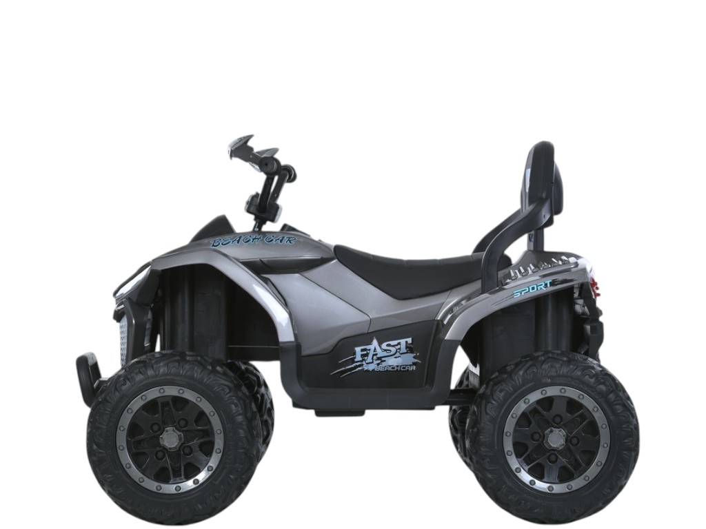 Электроквадроцикл, M 6222EBLRS-11, музыка и Bluetooth, серый, Bambi Racer