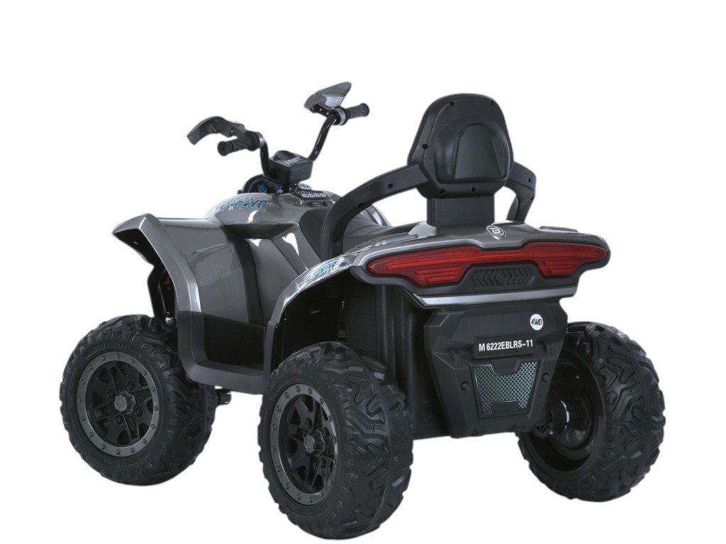 Электроквадроцикл, M 6222EBLRS-11, музыка и Bluetooth, серый, Bambi Racer