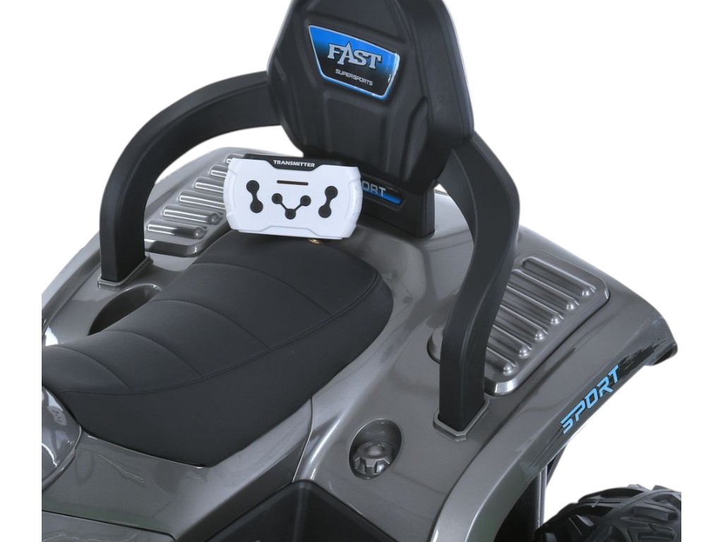 Электроквадроцикл, M 6222EBLRS-11, музыка и Bluetooth, серый, Bambi Racer