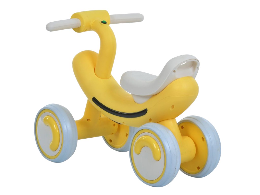 Толокар-каталка M 6239E-6, EVA колеса, музика, світло, жовтий, Bambi Racer