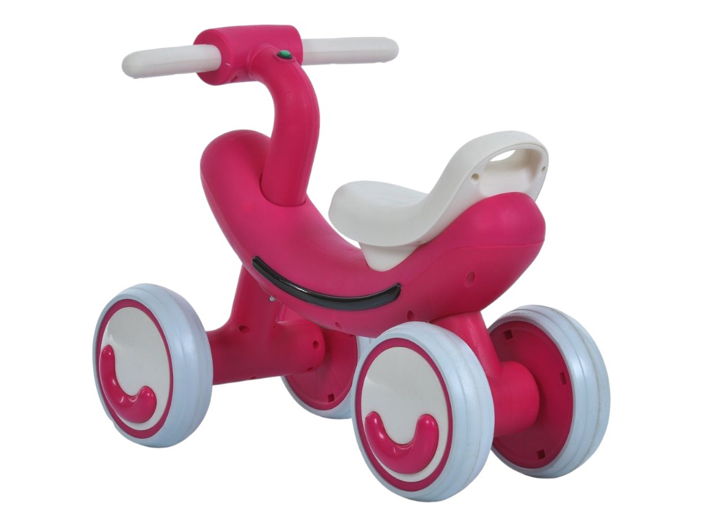 Толокар-каталка M 6239E-8, EVA колеса, музика, світло, рожевий, Bambi Racer