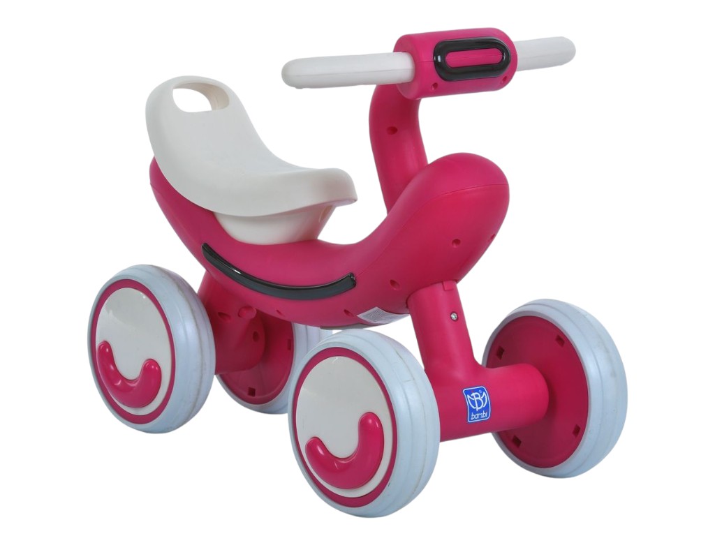 Толокар-каталка M 6239E-8, EVA колеса, музика, світло, рожевий, Bambi Racer