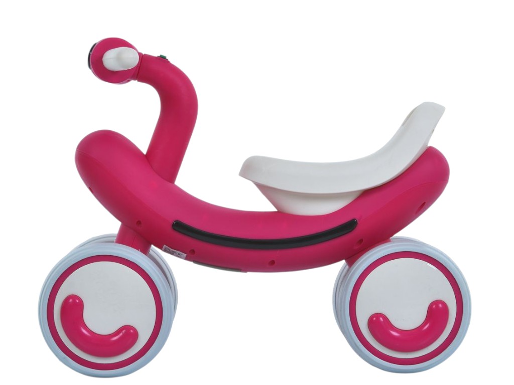 Толокар-каталка M 6239E-8, EVA колеса, музика, світло, рожевий, Bambi Racer