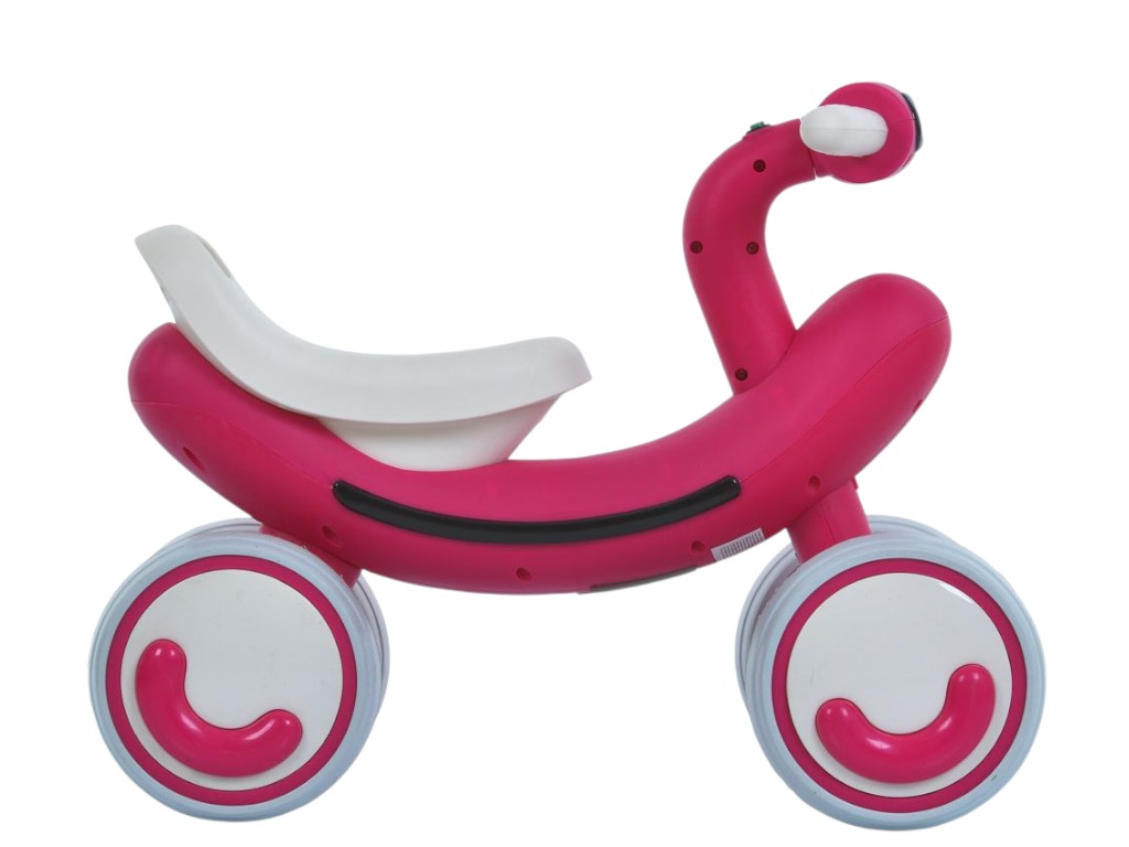 Толокар-каталка M 6239E-8, EVA колеса, музика, світло, рожевий, Bambi Racer