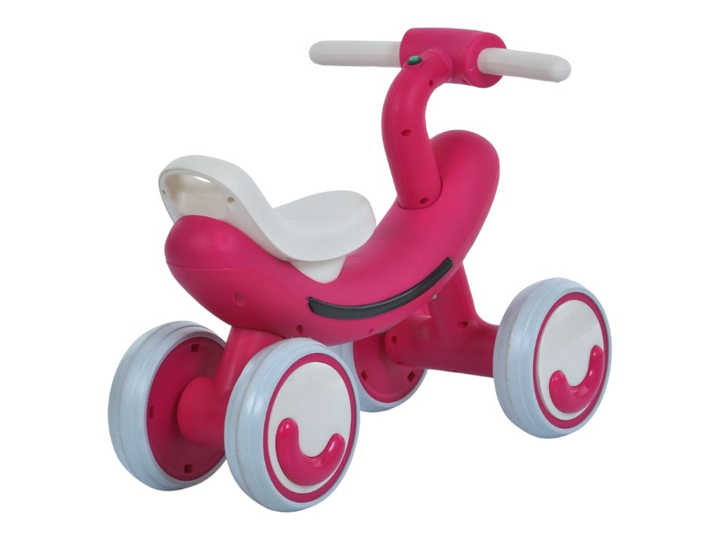 Толокар-каталка M 6239E-8, EVA колеса, музика, світло, рожевий, Bambi Racer