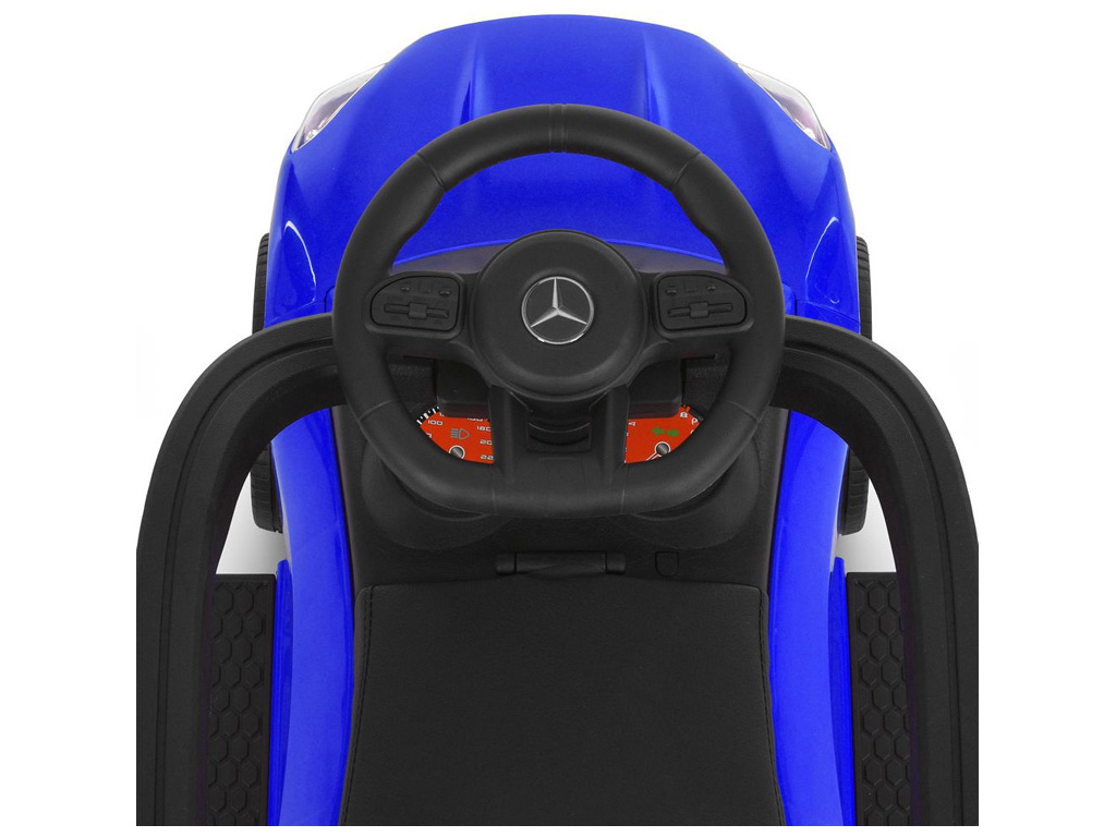 Каталка-толокар M 6255EL-4, музика, світло, підсклянник, MP3, Bluetooth, синій