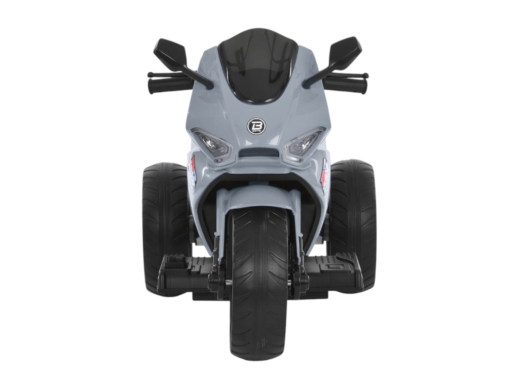 Электромотоцикл детский M 6265EL-11, серый, со светом, музыкой и Bluetooth, Bambi Racer