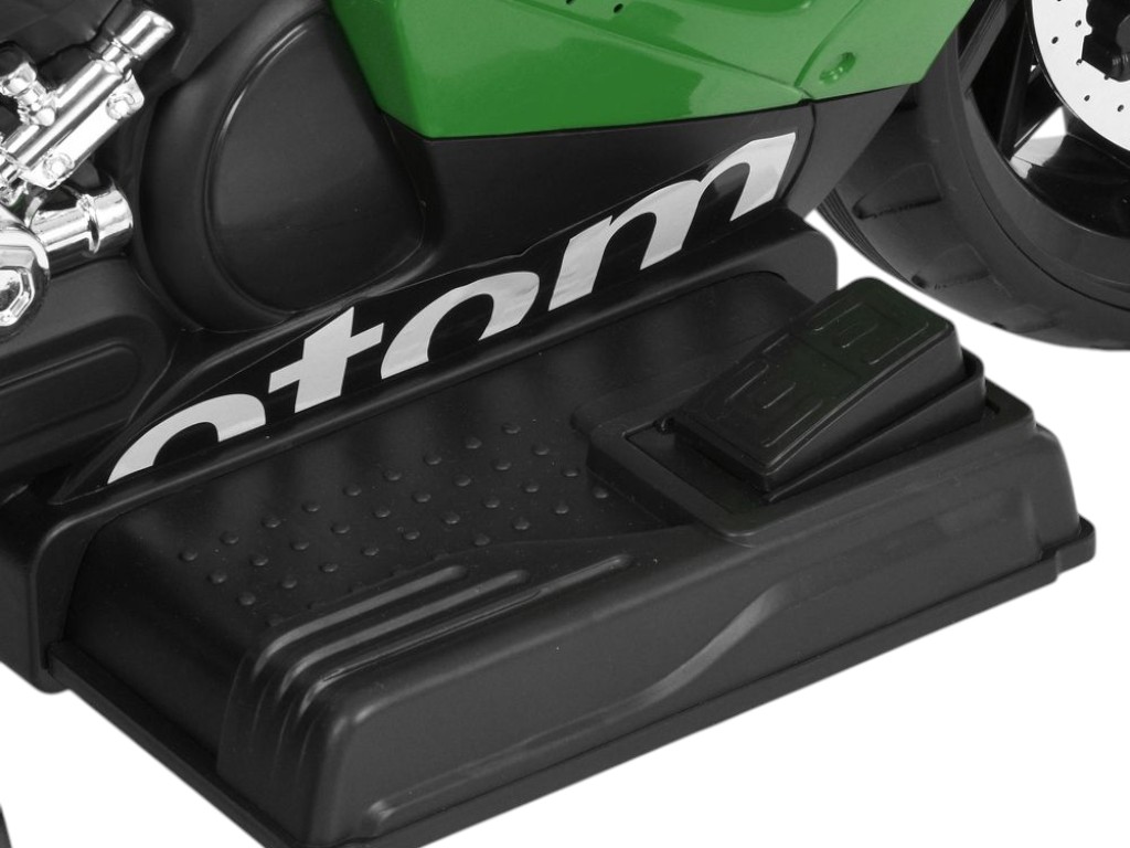 Електромотоцикл дитячий M 6265EL-5, зелений, зі світлом, музикою та Bluetooth, Bambi Racer