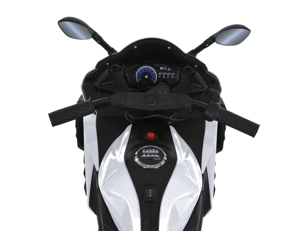 Электромотоцикл M 6273EL-1 белый электро Bambi Racer