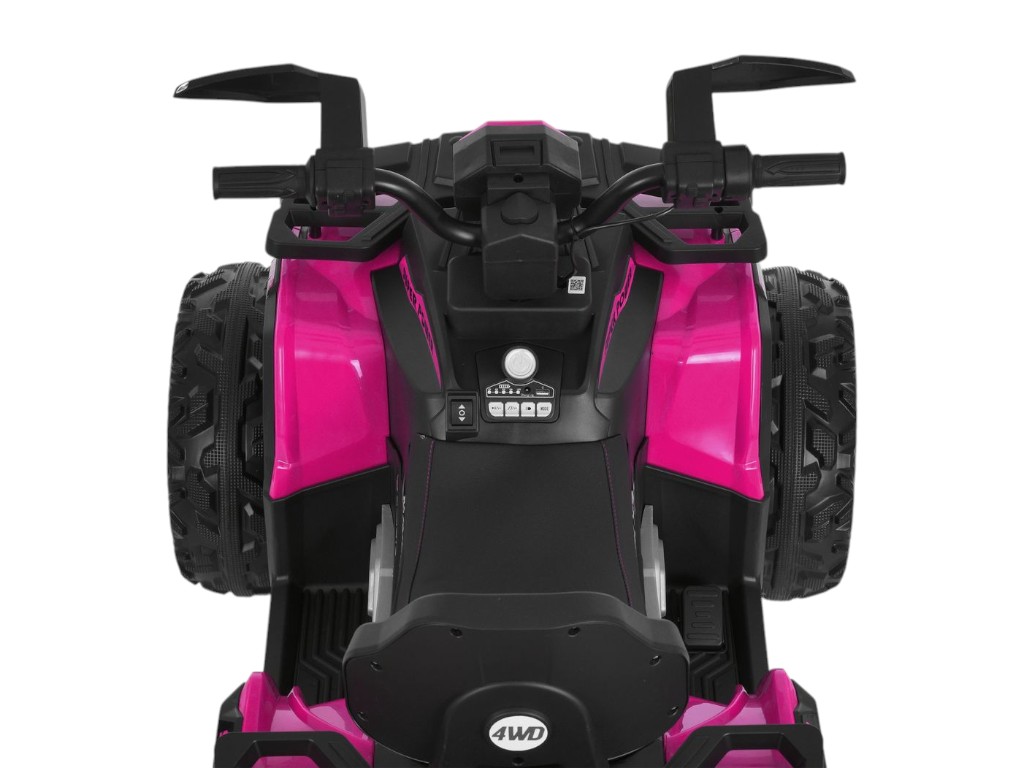 Квадроцикл M 6276EBLR-8 розовый, 4 мотора, EVA колеса, Bambi Racer