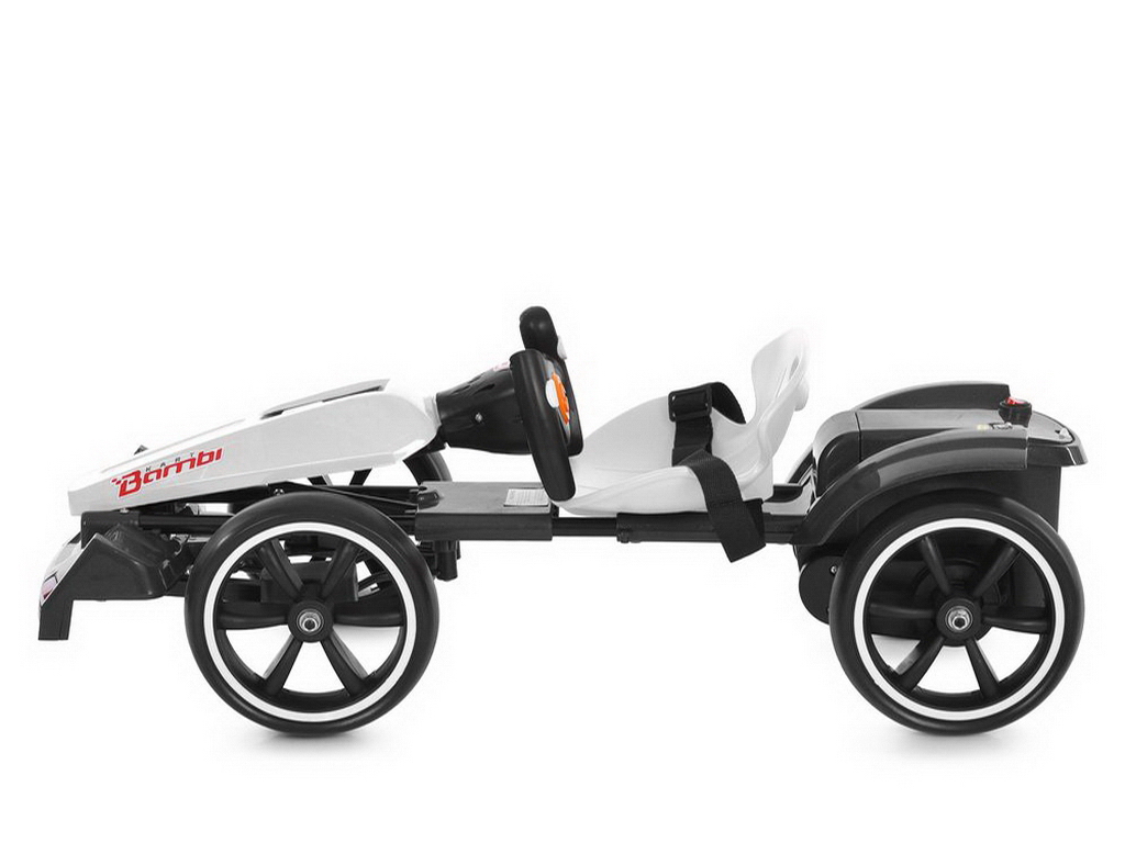 Электрокарт со светом M 6277EBR-1, 89 см, Bluetooth и пульт, Bambi Kart