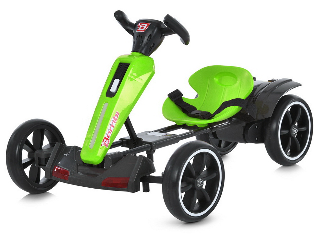 Электрокарт M 6277 EBR-5, 2 мотора 35W, Bluetooth, зеленый, Bambi Kart