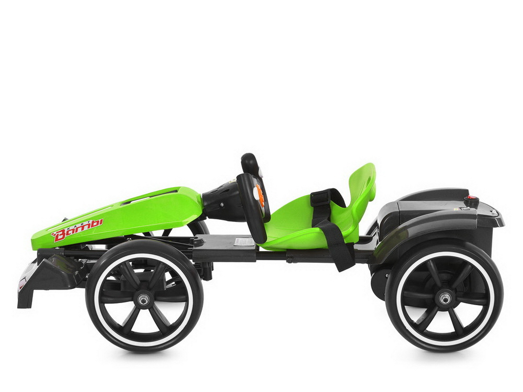 Электрокарт M 6277 EBR-5, 2 мотора 35W, Bluetooth, зеленый, Bambi Kart